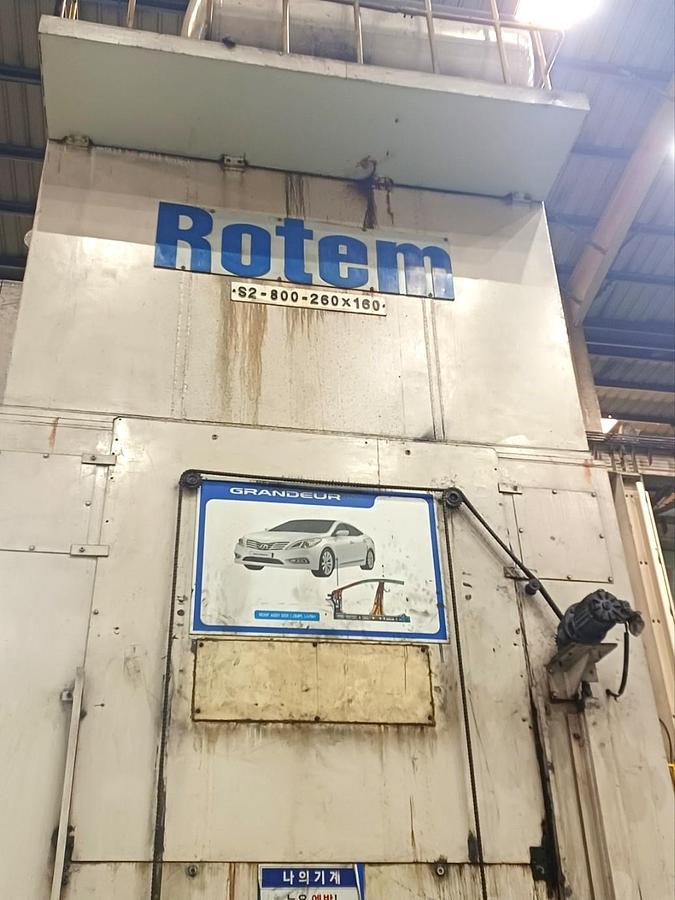 800-600-400-400 Sheet Stamping Line Mechanical Rotem