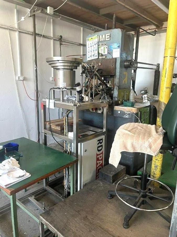 Used 360 tons Press Knuckle Joint Coining Cincinnati HME K360