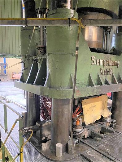 Used Press Forging Open Die Hydraulic Siempelkamp