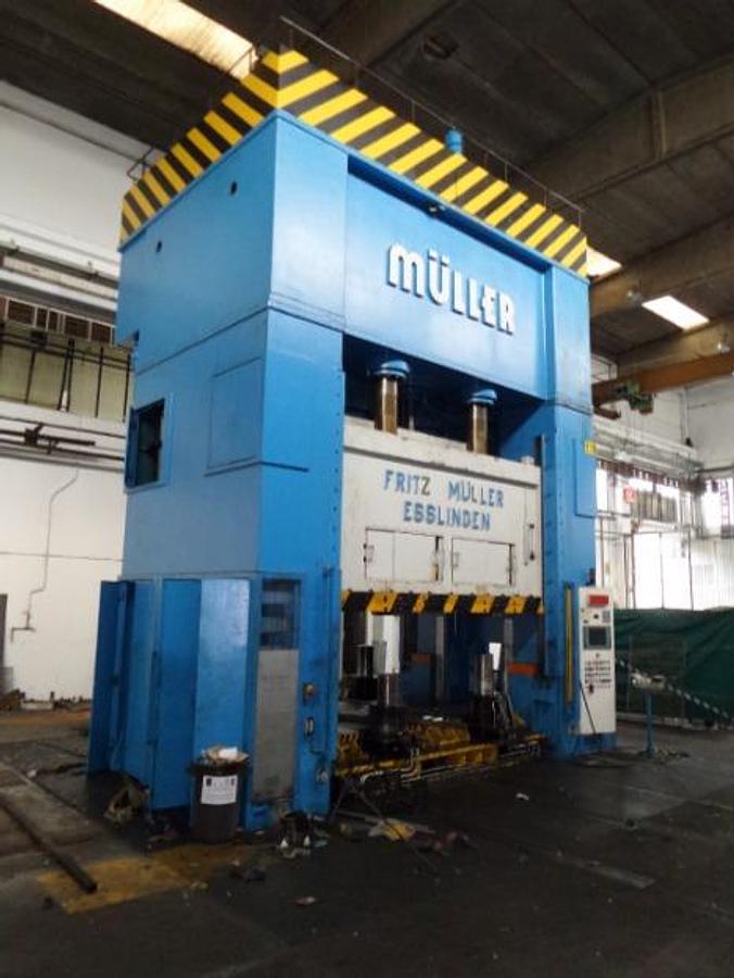 Used 1600 tons Press Sheet Stamping Hydraulic Muller BZE-1600-35.1.1
