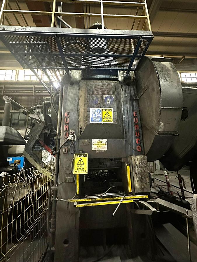Used 1000 tons Press Hot Forging Eumuco