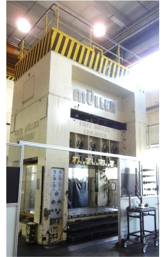 Used 800 tons Press Sheet Stamping Hydraulic Muller ZE800-35.2.1