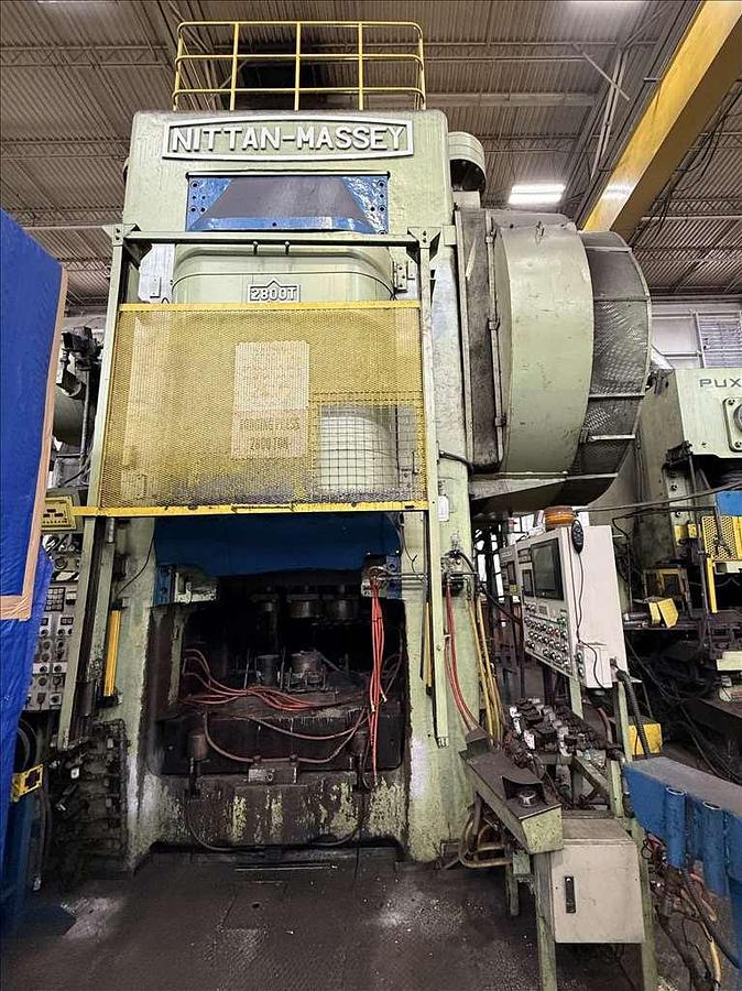Used 2800 tons Hot Forging Line Nittan Massey MHFP-2800LW