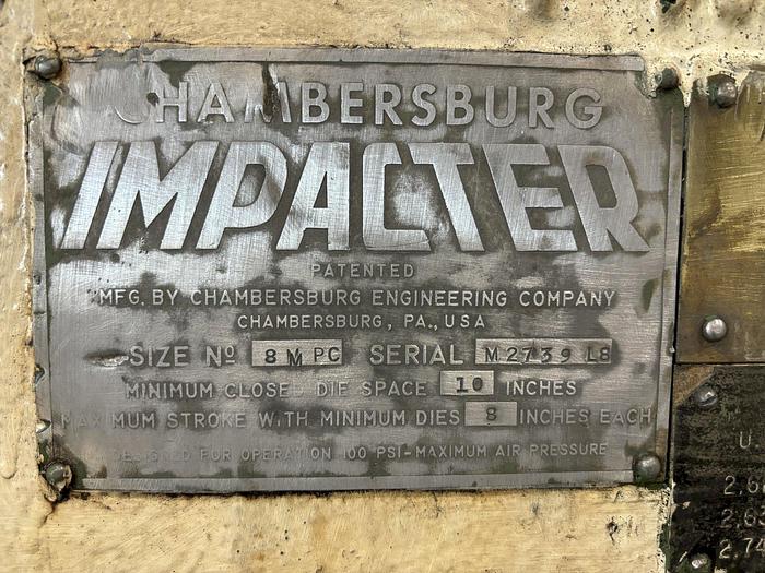 Used Upsetter Chambersburg 8MP