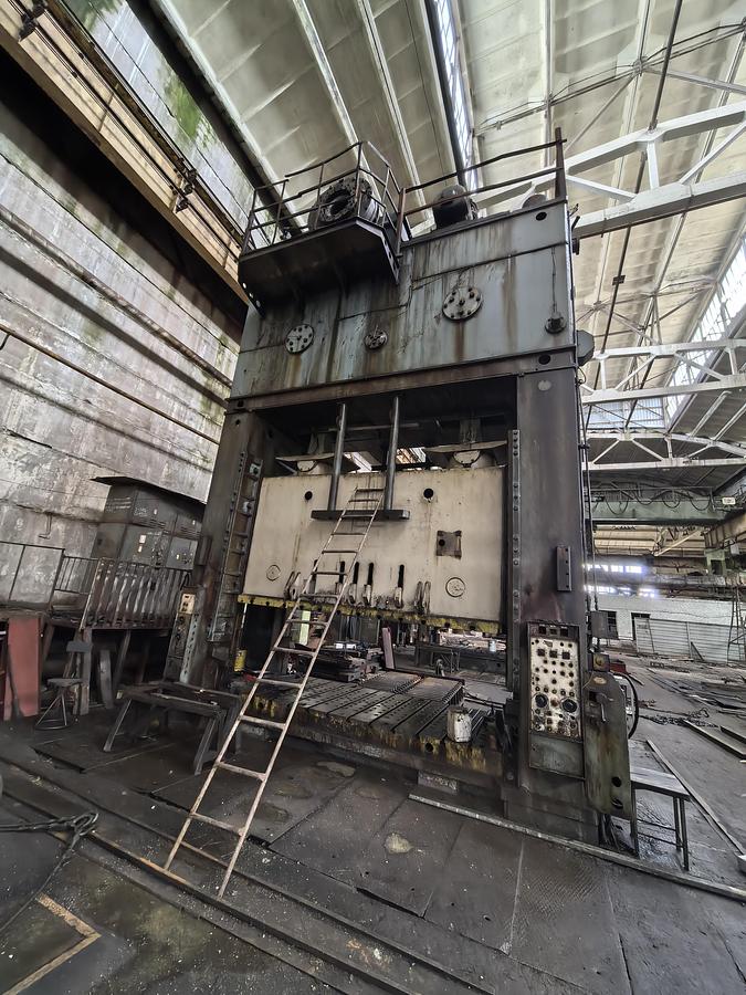 Used 1250 tons Press Sheet Stamping Mechanical Erfurtv PKZZ1250