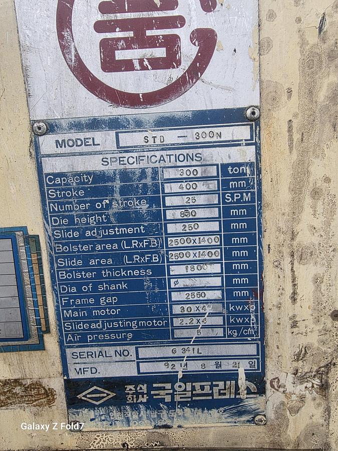 Used Sheet Stamping Line Mechanical KIA 800-500-400-400-400