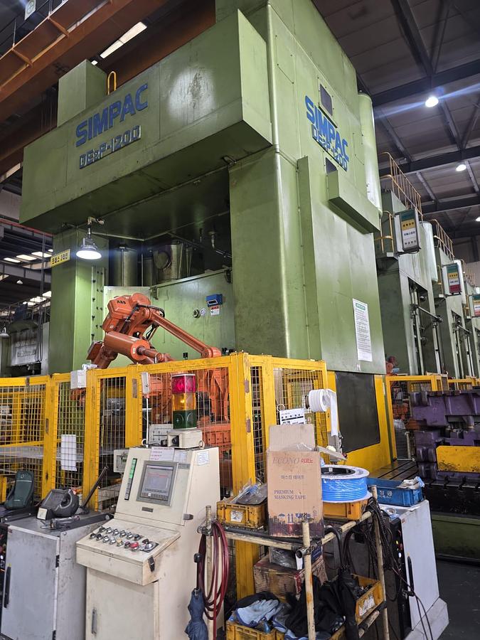 Used Sheet Stamping Line Mechanical KIA 800-500-400-400-400
