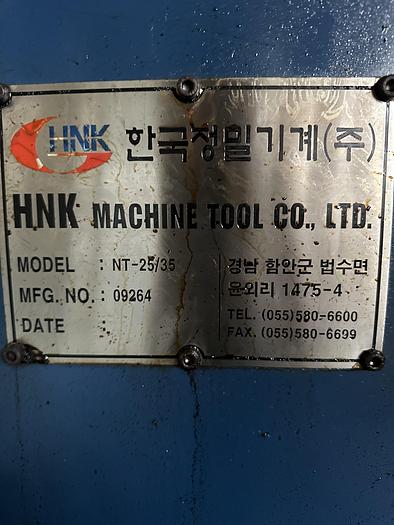 Used Lathe Vertical Turning CNC HNK 25/35