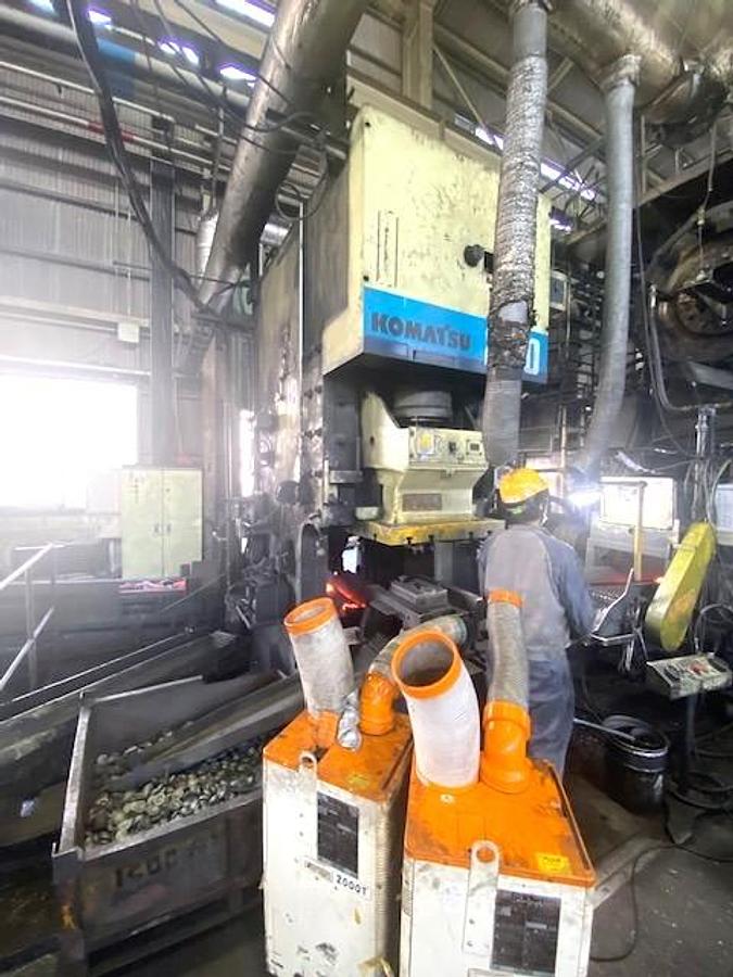 Used 1600 tons Hot Forging Line TMP Voronezh Russia KB8042