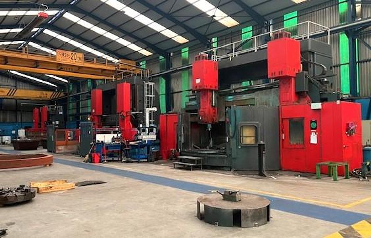 Used Lathe Vertical Turning CNC Blansko SKD50