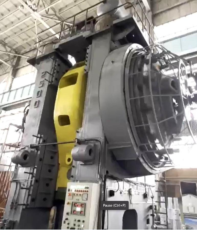 2500 tons Hot Forging Press TMP Voronezh K8544
