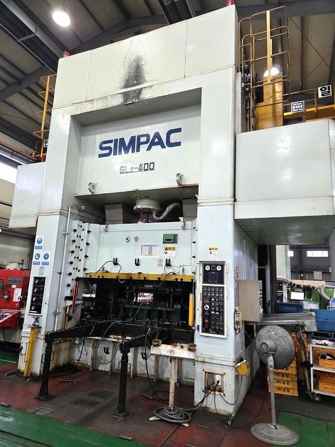Used 400 tons Press Sheet Stamping Mechanical SIMPAC SL2-400