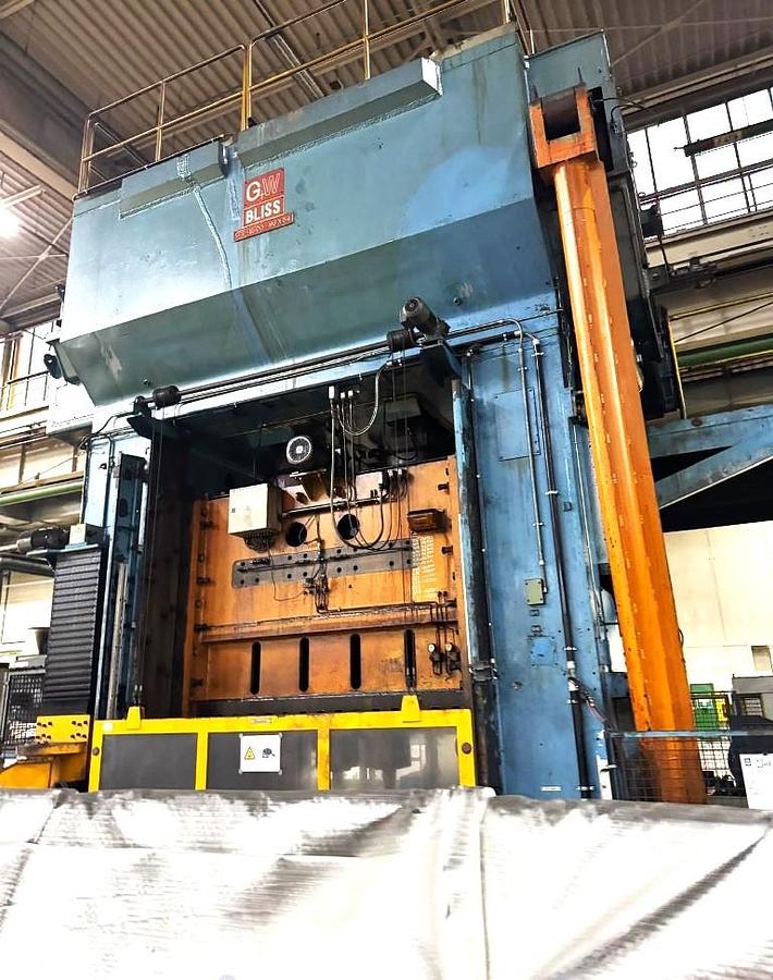 Refurbished 1500 tons Press Hot Forging Bliss SE2-1500-96x54 