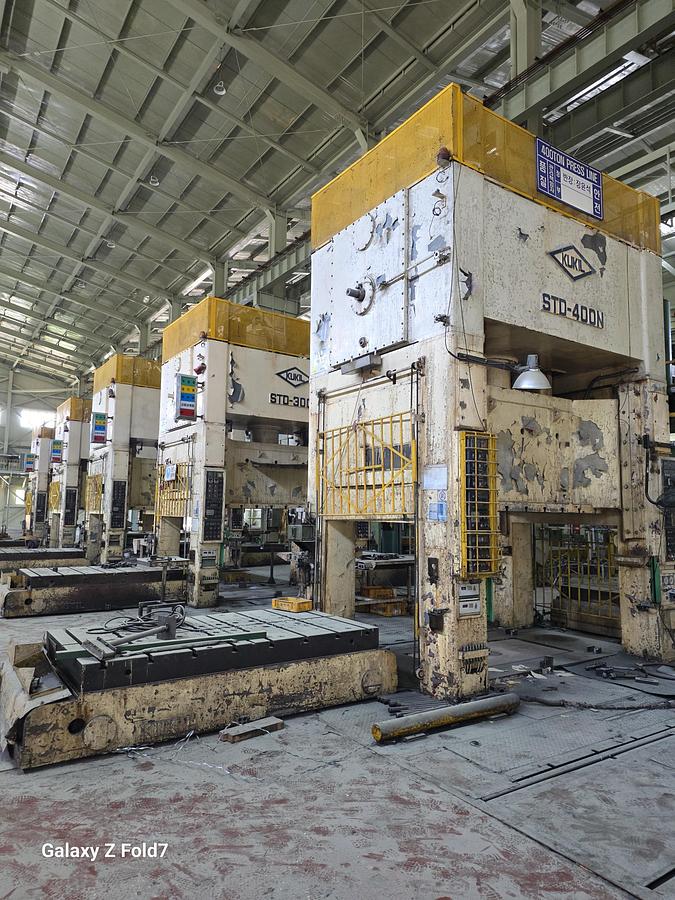 Used Sheet Stamping Line Mechanical KIA 800-500-400-400-400