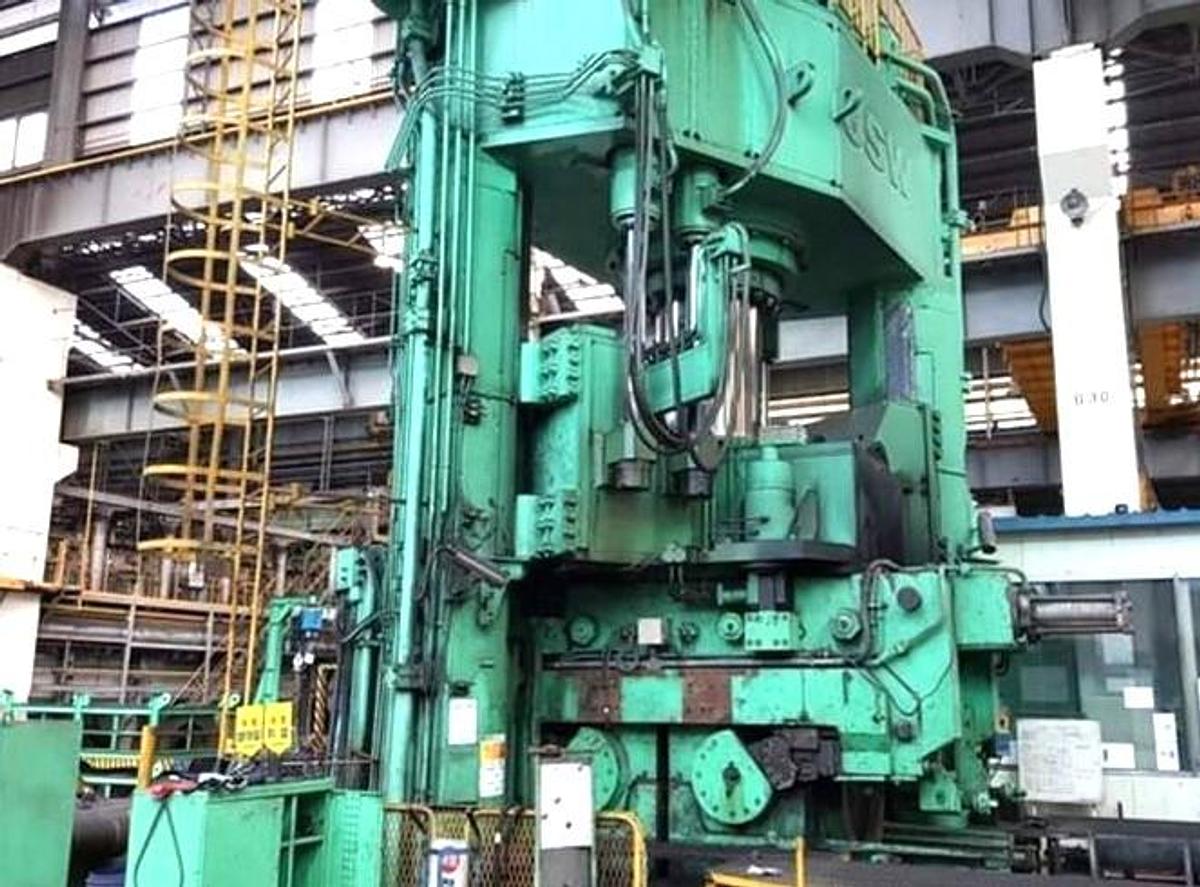 Used 2500 tons Press Forging Open Die Hydraulic JSW