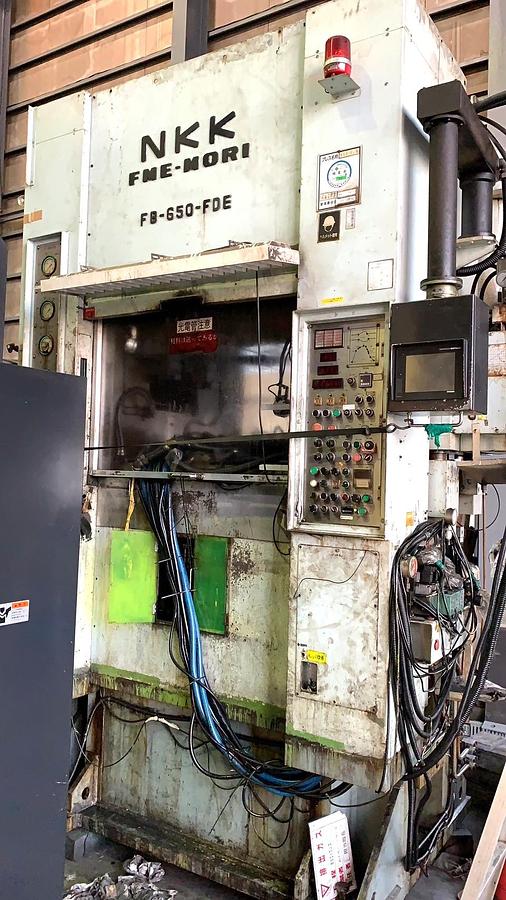 Used 650 tons Press Fineblanking Hydraulic Mori FB-650-FDE