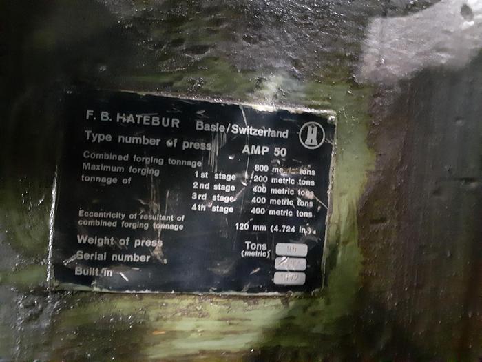 Used Part Former Hot Hatebur AMP50