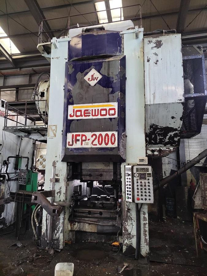Used 2000 tons Hot Forging Line Jaewoo JFP-2000