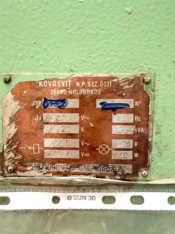 Used Radial Drilling Machine Kovosvit MAS VR8
