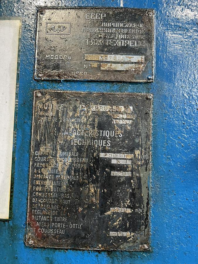 2500 Press Cold Forging TMP Voronezh Russia KB8044