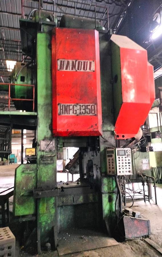 Used 1350 tons Press Hot Forging Hanoul HNFG-1350