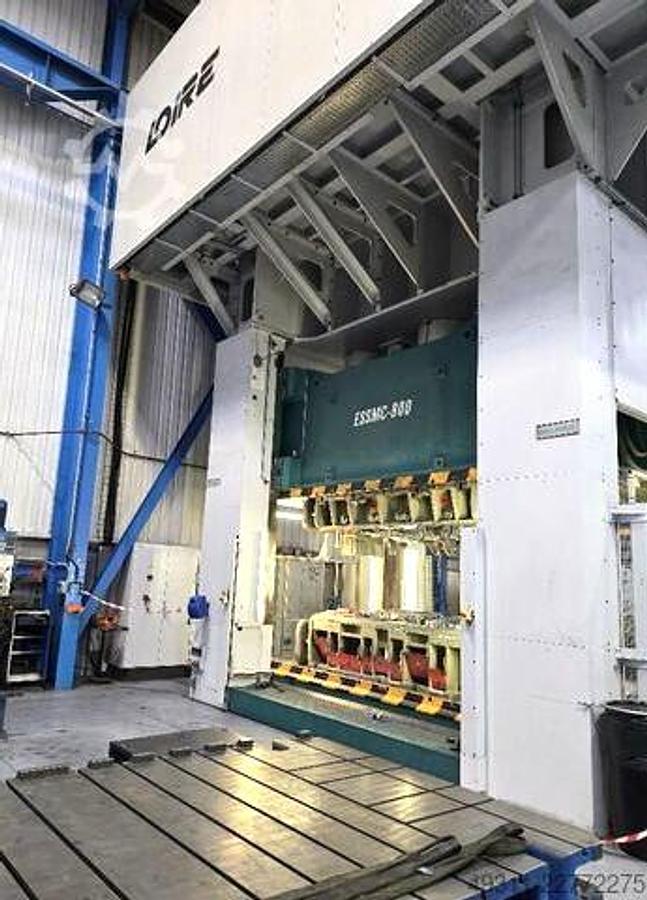 Used 800 tons Press Sheet Stamping Hydraulic Loire 800-150