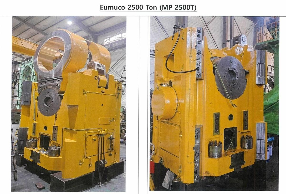 Used 2500 tons Press Hot Forging Eumuco MP2500