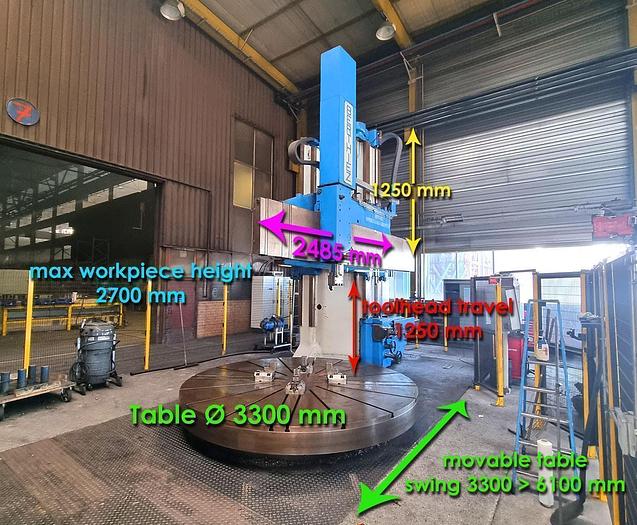 Used Berthiez Lathe Vertical Turning CNC