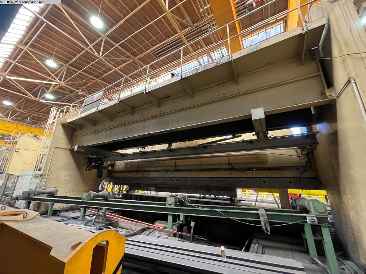 Used 1250 tons Press Brake Mechanical CNC 1987 Mengele H1250-10