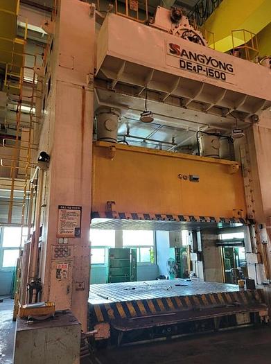 1500 tons Press Sheet Stamping Mechanical Ssangyong DE4P-1500