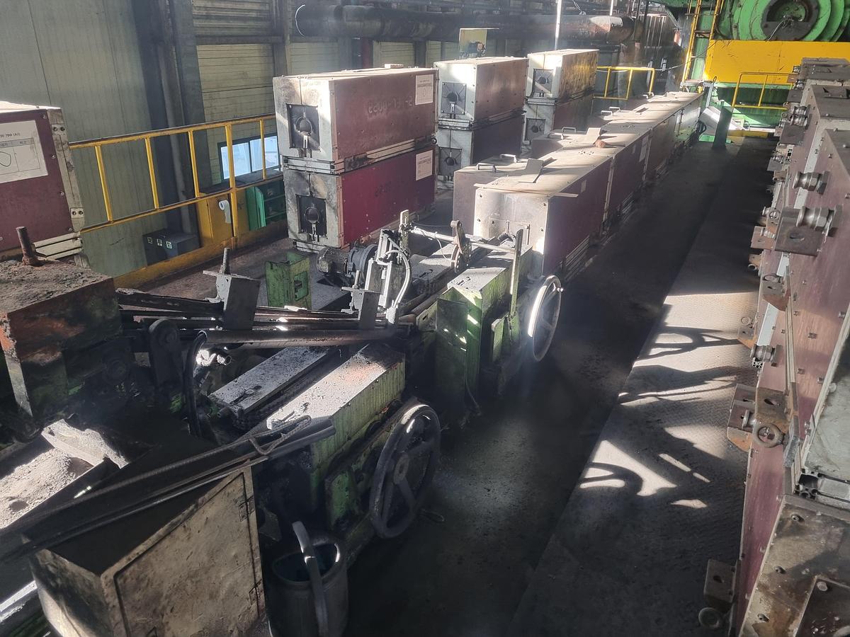 Used 3200 tons Hot Forging Line Jaewoo (J&H) JFH3200W