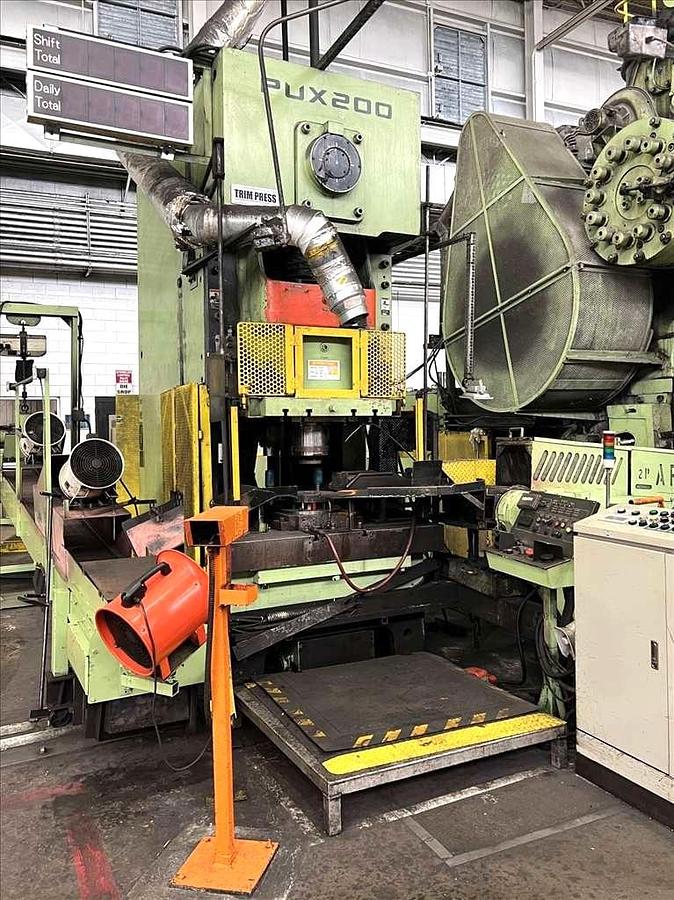 Used 2000 tons Hot Forging Line Nittan Massey MHFP2000-LW