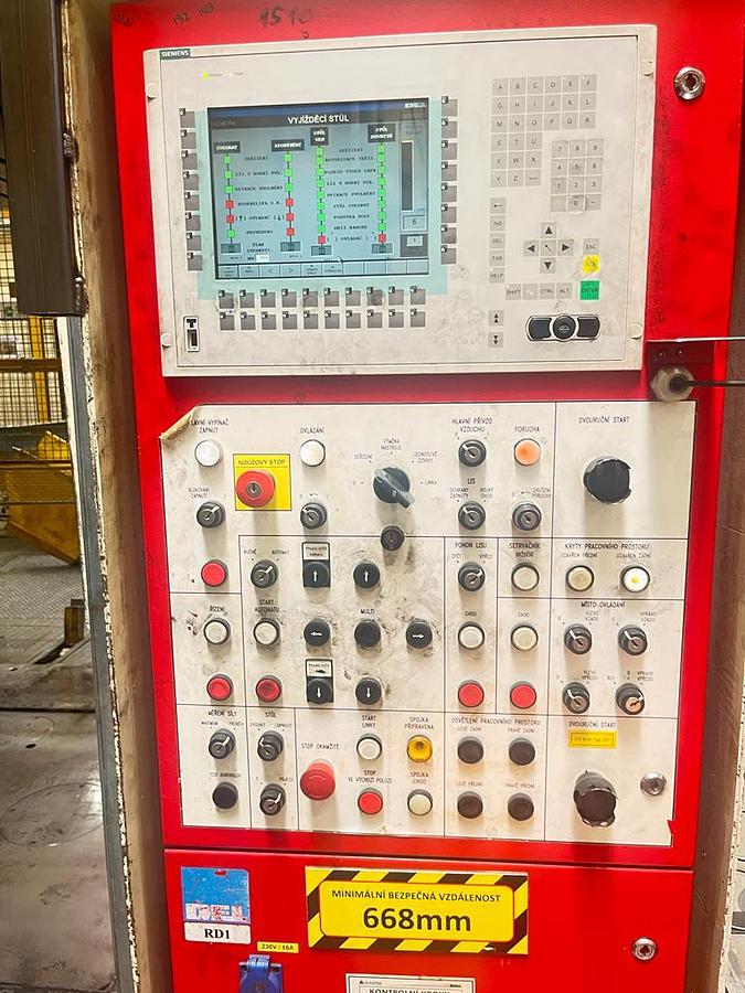 Used 800 tons Press Sheet Stamping Mechanical WMW Erfurt PKZV800FS