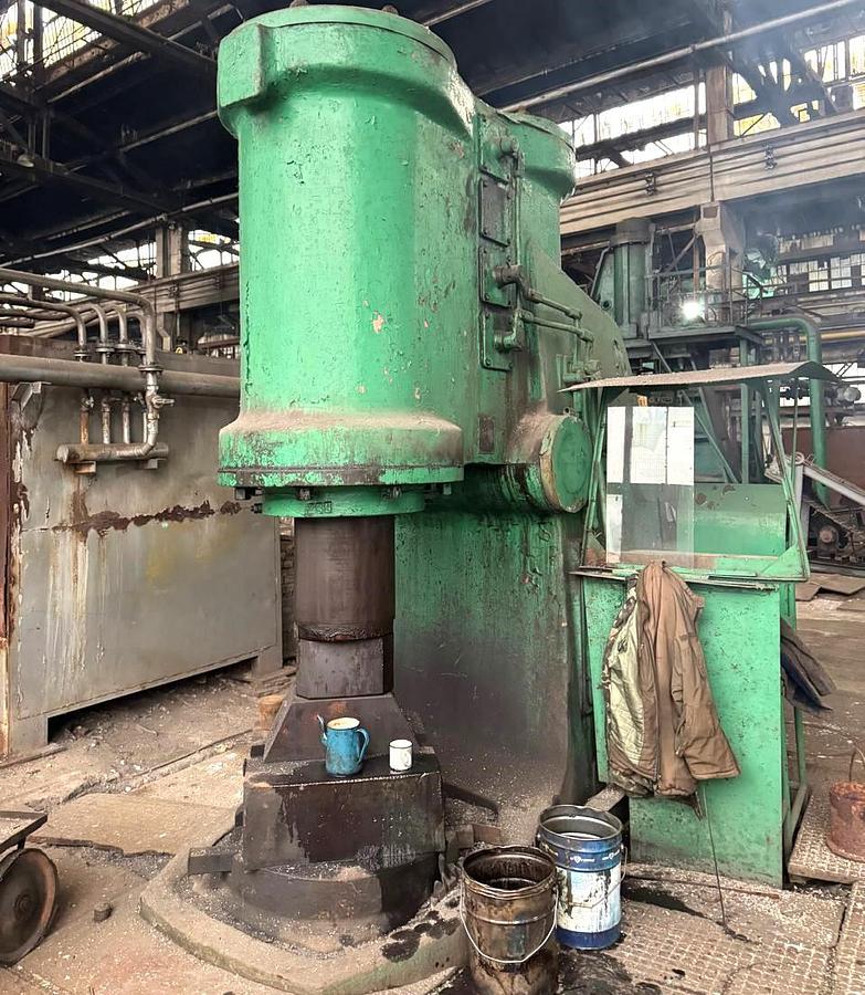 Used 1 ton Hammer Drop Forging Open Die TMP Voronezh Russia M4140