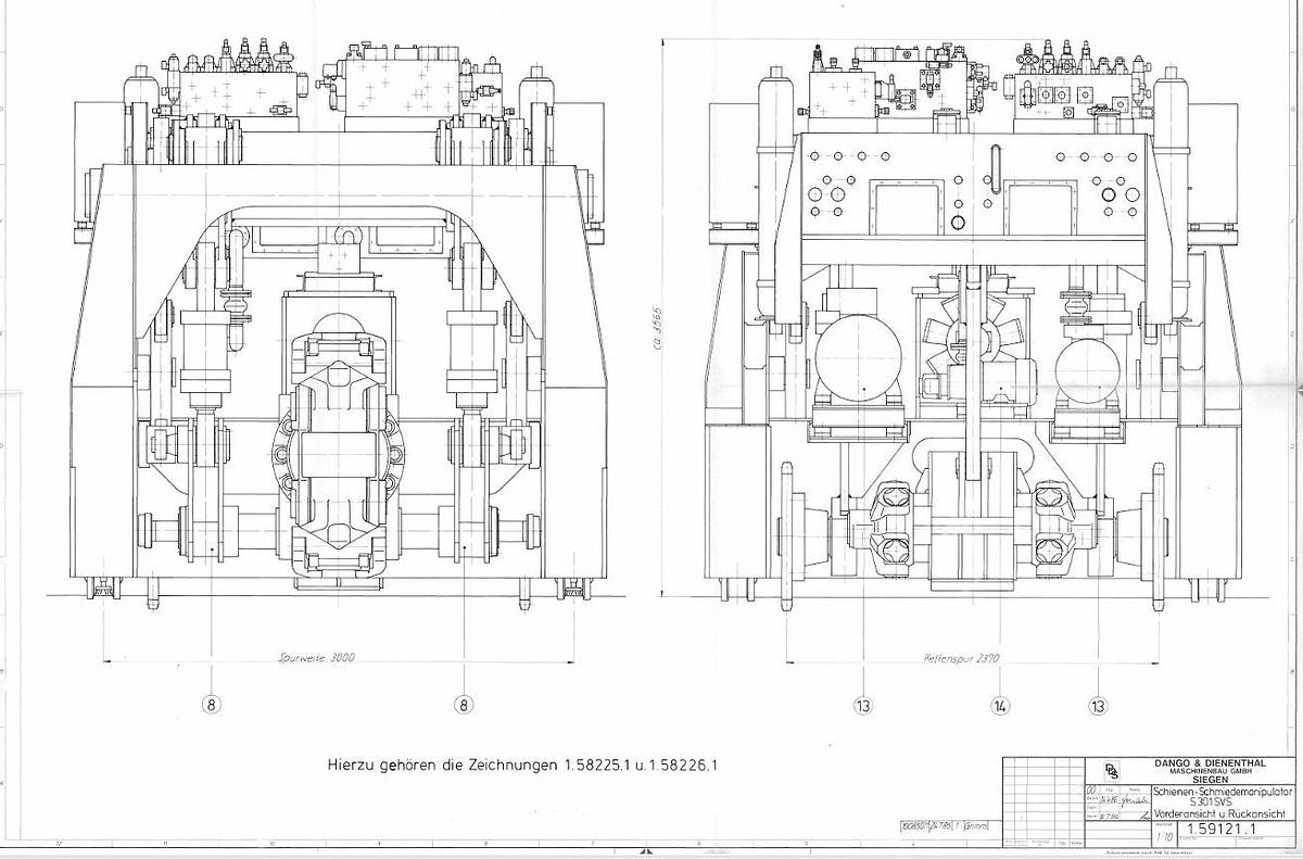Used 12 tons Manipulator Dango & Dienenthal S30.1SVS
