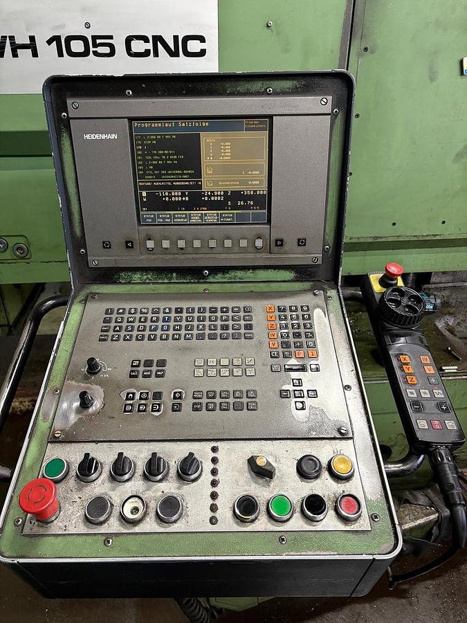 Used Borer Horizontal Table Type CNC Tos Varnsdorf WH105