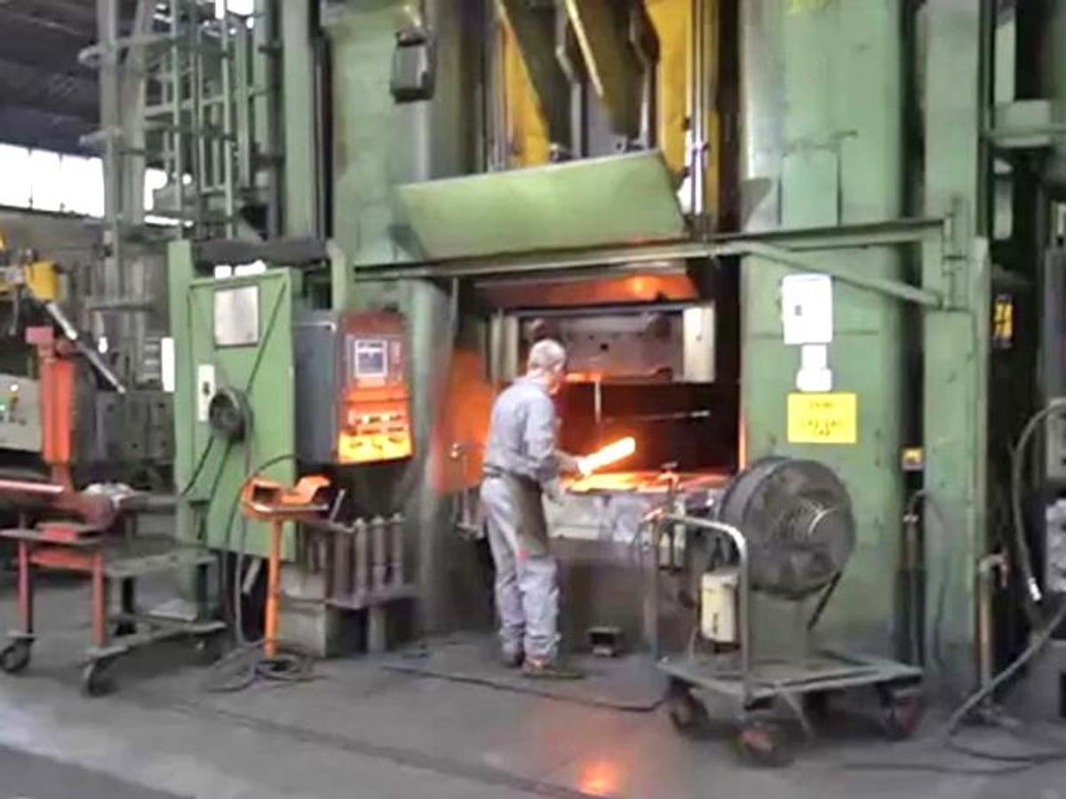 Used 6300 tons Press Friction Screw Weingarten PSH4.560f