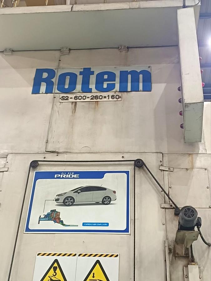 800-600-400-400 Sheet Stamping Line Mechanical Rotem