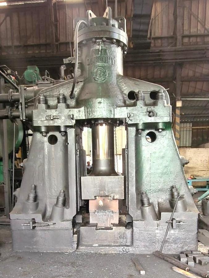Used 3.5 tons Hammer Forging Pneumatic Huta MPM10000B