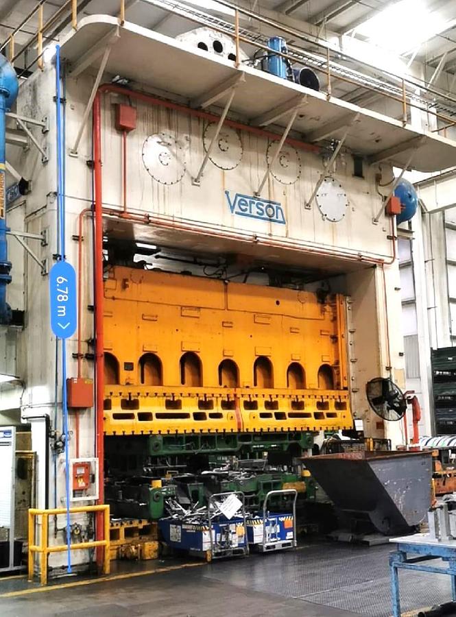 Used 1600 tons Press Sheet Stamping Mechanical Verson T-S2-1600-210-54