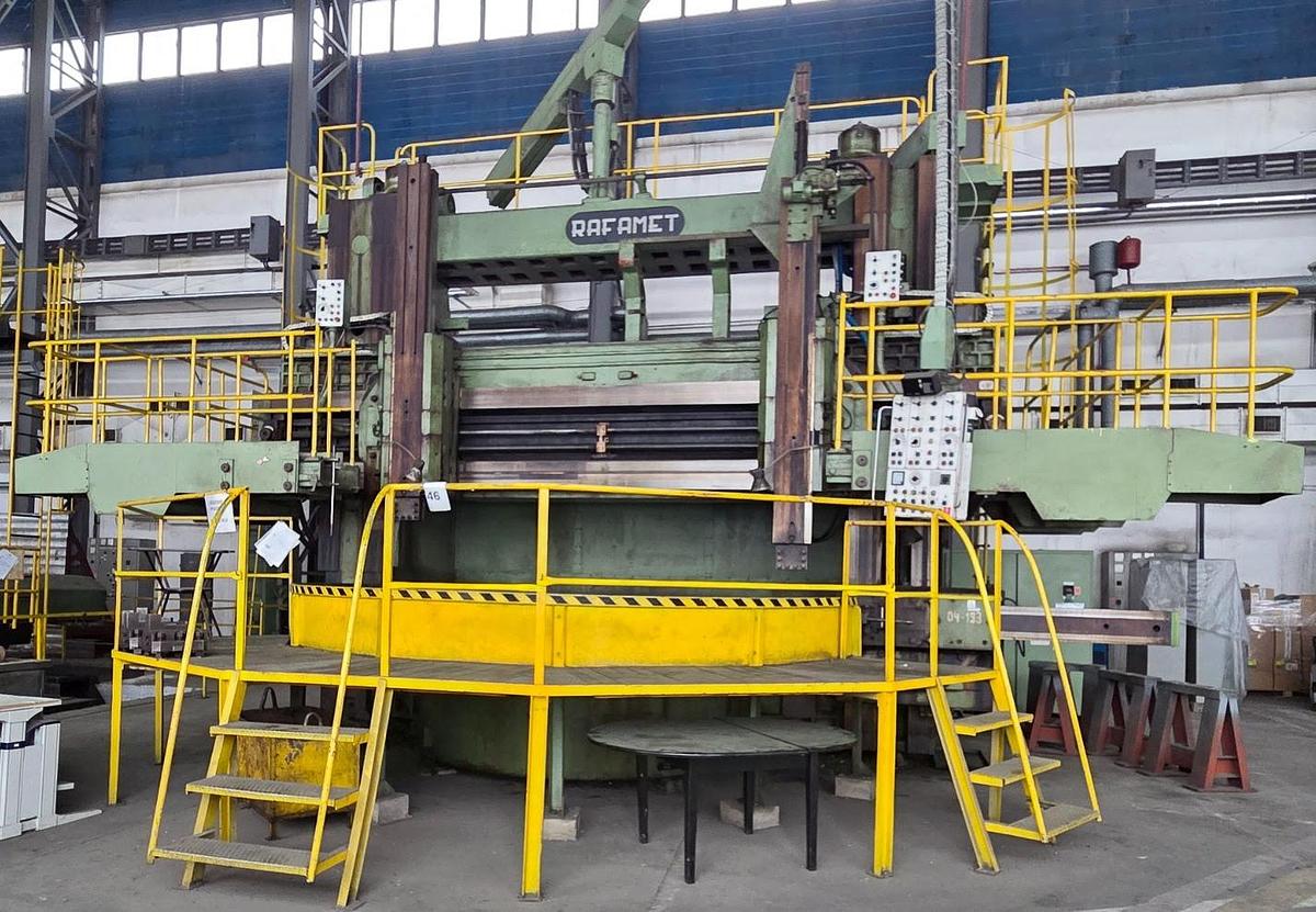 Used Lathe Vertical Turning Rafamet KCFi360-450