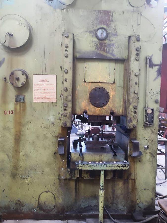 Used 1000 tons Press Knuckle Joint Coining Barnaul KB8340