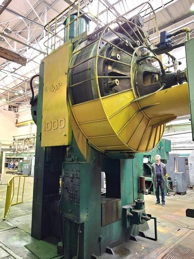 Used 1000 tons Press Hot Forging TMP Voronezh KB8040