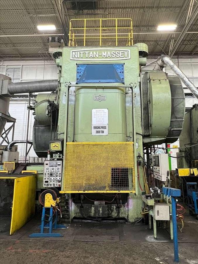 Used 2800 tons Hot Forging Line Nittan Massey MHFP-2800LW