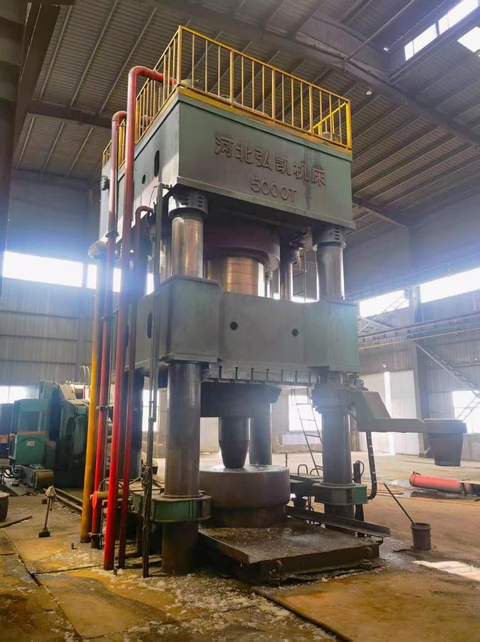 Used 5000 tons Press Forging Open Die Hydraulic Hongkai