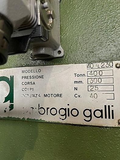 Used Press Sheet Stamping Mechanical Ambrogio Galli