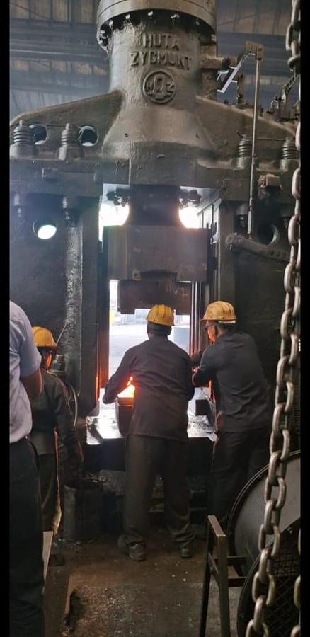 Used 3.5 tons Hammer Forging Pneumatic Huta MPM10000B