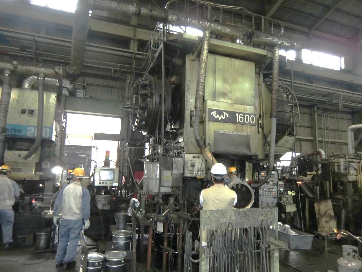 Used 1600 tons Press Hot Forging TMP Voronezh KG8042