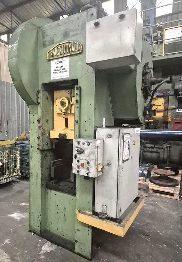 Used 125 tons Press Trimming Craig & Donald