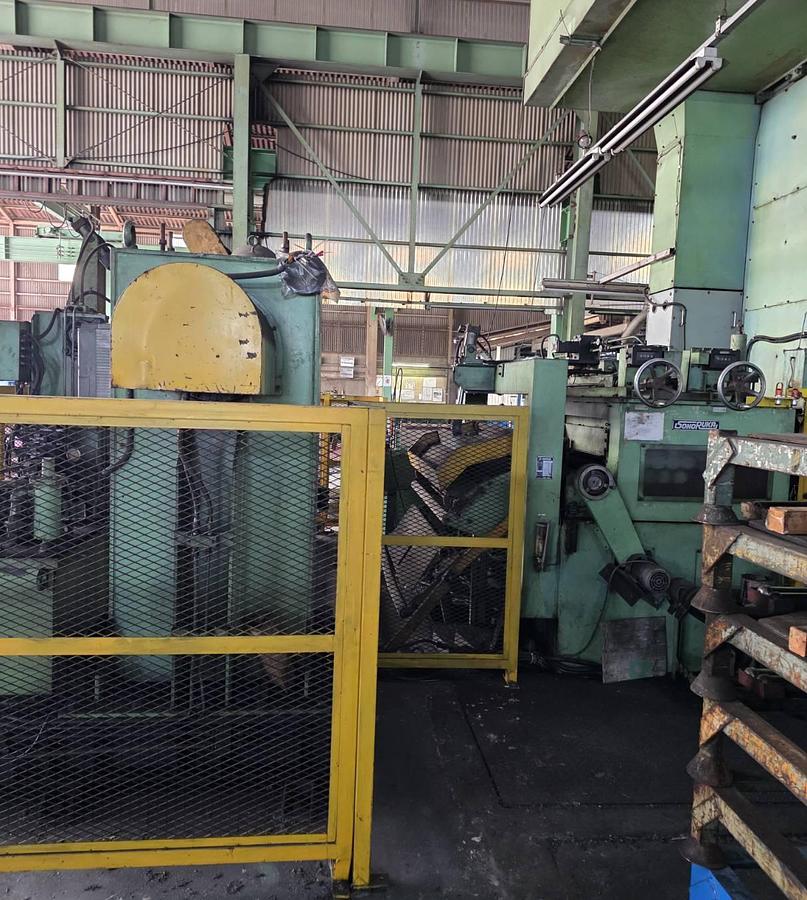 Used 500 tons Press Fineblanking Mechanical Fukui MTE-500